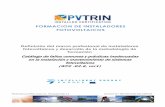 Catálogo de fallos comunes y prácticas inadecuadas …pvtrin.eu/assets/media/PDF/Publications/project_reports/common... · Contract N°: IEE/09/928/SI2.558379 PVTRIN WP2_D2.6_ Catálogo