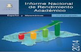 Informe Nacional de Rendimiento - …€¦ · vez más frecuente a nivel mundial. ... do el Impacto al Desempeño Estudiantil de Hondu-ras (Proyecto MIDEH) en coordinación con la