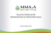 Presentación de PowerPoint - mmaya.gob.bo · 4 P.O.A. 2020 P.O.A. 2019 P.O.A. 2018 P.O.A. 2017 P.O.A. 2016 Agenda Patriótica 2025 Plan Estratégico Institucional (PEI) Plan Sectorial