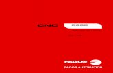 Solución de errores - Fagor Automation · 2013-09-06 · Si alguna de ellas está deshabilitada el CNC muestra un mensaje ... tanto en el CNC como en los reguladores. ... se recomienda