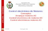 Control electrónico de Motores - blog.artegijon.comblog.artegijon.com/toni/files/2007/11/conceptos-de-motores.pdf · Universidad de Jaén e s Escuela Politécnica Superior Electrónica