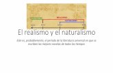 El realismo y el naturalismo - Va de lengua – Departamento de Lengua Castellana y ... · 2017-01-21 · El realismo en Europa FRANCIA. Cuna del realismo La transición hacia el