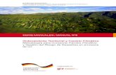 SERIE MANUALES / MANUAL Nº8 - Ministerio del … · Institucionalidad de la GdR en el sector agropecuario en la Subregión Andina ... El concepto de adaptación ... Marco de Acción