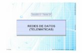 REDES DE DATOS (TELEMÁTICAS) - e-micronica · • Conexión a bases de datos en servidores. • Compartir ficheros, documentos, imágenes, agenda, ...