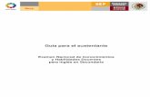 Guía para el sustentanteconcursonacional.sep.gob.mx/CONAPD10/docs/guias/guia310.pdf · 2011-06-03 · predicting, scanning y skimming, y ... aprendizajes, señalando ventajas y desventajas.