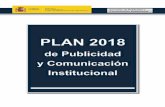 PLAN 2018 - lamoncloa.gob.es · Cpci COMISIÓN DE PUBLICIDAD Y COMUNICACIÓN INSTITUCIONAL. LAN ANUAL 2018 – INTRODUCCIÓN Pág. 3 En su artículo tres, la Ley de Publicidad y Comunicación