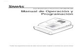 Caja Registradora Electrónica ER-280/ER-285 Manual … · Caja Registradora Electrónica ER-280/ER-285 Manual de Operación y Programación Todas las especificaciones de este manual