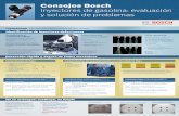 Inyectores de gasolina: evaluación y solución de …es.bosch-automotive.com/.../brochures_1/injectors/inyectores_ES.pdf · Consejos Bosch Inyectores de gasolina: evaluación . y