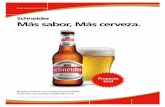 Schneider Más sabor, Más cerveza. - trndload.com · Como buen maestro cervecero, ... La limpieza del vaso en el que vas a servir tu cerveza es ... • 1 manual de investigación