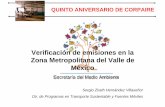 Verificación de emisiones en la Zona Metropolitana del ... · DIFERENCIAS ENTRE LOS TIPOS DE ... 9Funcionamiento del panel de Tiempo de Espera. AFORO VEHICULAR. ... vehicular son