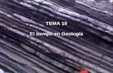 TEMA 10 El tiempo en Geología - aragosaurus.com Grado Tiempo... · Estudiar la historia requiere un calendario... entre las grandes contribuciones de la Geología al conocimiento