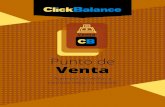 Punto de Venta - clickbalance.com · Punto de venta El Punto de Venta (POS) de ClickBalance fue creado para controlar y aumentar la eﬁciencia de tu proceso ventas. Integra las operaciones