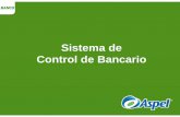 Si t dSistema de Control de BancarioControl de Bancario · Aspel-BANCO 3.0BANCO 3.0 Controla eficientemente los ingresos y egresos de cualquier tipo de cuenta bancaria, ofreciendo