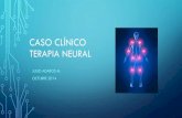 CASO CLÍNICO terapia neural - Sochimeb · •Se comienza explicando brevemente sobre Terapia Neural y lo que se busca con el manejo