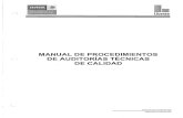 MANUAL DE PROCEDIMIENTOS DE AUDITORíAS …liconsa.gob.mx/wp-content/uploads/2012/01/00000309_2.pdf · Manual de Procedimientos de Auditorías Técnicas de Calidad Clave: V5T-DP-PR-008