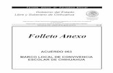 Folleto Anexo - ordenjuridico.gob.mxordenjuridico.gob.mx/Documentos/Estatal/Chihuahua/wo105424.pdf · ESCOLAR DE CHIHUAHUA. Folleto Anexo al Periódico Of icial . 2 . PERIÓDICO OFICIAL