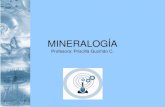 MINERALOGÍA - pricsquimica.files.wordpress.com · • Nitratos, Boratos y Sulfatos.