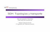SDH: Topologías y transporte - Área de Ingeniería ...daniel/docencia/rba/rba10_11/slides/23-To... · REDES DE BANDA ANCHA Área de Ingeniería Telemática SDH: Topologías y transporte
