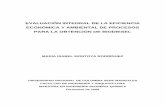 EVALUACIÓN INTEGRAL DE LA EFICIENCIA … · Tabla 5.5 Constantes de Antoine para los diglicéridos y los monoglicéridos. P [Pa], T[K] 77 ...