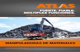 MANIPULADORAS DE MATERIALES - grupocibsa.com · atlas fabrica una amplia gama de equipos para las ... • Parámetros del motor y de la excavadora ... • Más productividad.