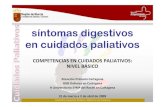 síntomas digestivos en cuidados paliativos - FFIS - Inicio · en cuidados paliativos COMPETENCIAS EN CUIDADOS PALIATIVOS: NIVEL BÁSICO Atención Primaria Cartagena HGB Defensa en