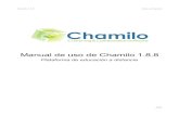 Manual de uso de Chamilo 1.8 - cunori.edu.gtcunori.edu.gt/download/Chamilo Unidad Docente.pdf · Manual de uso de Chamilo 1.8.8 – Septiembre 2011 Autores y revisores (en órden