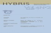 HYBRIS Revista de Filosofía ISSN 0718 8382revistas.cenaltes.cl/files/journals/1/issues/hybris_v4n2_2013.pdf · HYBRIS provee acceso abierto e inmediato a todo el contenido mediante
