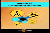 Public Disclosure Authorized discapacidad en Ecuador ...documents.worldbank.org/curated/pt/... · Tabla 10: Detección temprana de la discapacidad visual. 32. Tabla 11: Tamizaje neonatal-programa