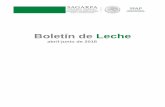 Boletín de Leche - infosiap.siap.gob.mxinfosiap.siap.gob.mx/opt/boletlech/B_de_Leche_abril-junio_2016 .pdf · Exportación de queso en países seleccionados 2010-2016 41 Producción