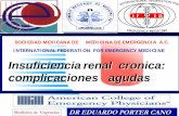 SOCIEDAD MEXICANA DE MEDICINA DE … Renal Cronica... · insuficiencia renal cronica fisiopatologia hiperfiltracion enfermedad o extirpacion disminucion # nefronas hipertension arterial