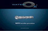 agua WATER 水 eau wasser ˜˚˛a Reciclada I Utilizar los principios de la fibra óptica para reciclar los fotosnes UV Eficiencia UV optimizado Alto grado de cámara de desinfección