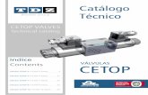 Catálogo Técnico - TDZ program_CETOP.pdf · Catálogo Técnico CETOP VALVES Technical catalog VÁLVULAS CETOP ISO 9001:2015 ISO 14001:2015 ES075797-2 ES075798-2 Indice / Contents