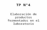 TP N°4 - Microbiología Aplicada | Departamento de … · PPT file · Web view2010-11-11 · TP N°4 Elaboración de productos fermentados en el laboratorio 1. Queso La transformación
