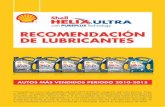RECOMENDACIÓN DE LUBRICANTES - Christian … · accent gasolina shell helix hx8 ag 5w -30 diesel shell helix ultra pro ag 5w-30 i-10 gasolina shell helix hx8 ag 5w -30 rio 5 ...