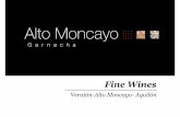 ALTO MONCAYO MAR15 - vinossembra.com€¦ · 2 Fine Wines Veratón-Alto Moncayo-Aquilón Bodegas Alto Moncayo , situada en la Denominación de Origen Campo de Borja, se creó en el