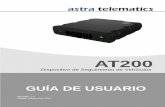 A T200 0 - Astra Telematics, vehicle tracking devices UK · SMSC Centro de Servicio de Mensajes Cortos SV Vehículo Satélite TCP Protocolo de Control de Transmisión (parte de TCP/IP)