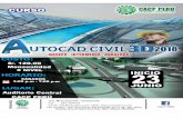 AUTOCAD CIVIL 3D€¦ · AUTOCAD CIVIL 3D 2018 1.1. Entorno de Trabajo de Civil 30 2018, Novedades. 1.2. Activación de cuenta Autodesk y descarga de actualizaciones. 1.3.