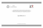 QUÍMICA II - xalapacteba.comxalapacteba.com/programas estudios/segundo semestre/QUIMICA-II.pdf · BLOQUE III 22 BLOQUE IV 29 BLOQUE V 35. QUÍMICA II . 3 DGB/DCA/07-2010 . ... compartirán