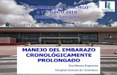 Dra Blanca Espinosa Hospital General de Tomelloso · (oligoamnios, RPM, preeclampsia, RCTGE alterado) CONCLUSIONES: No se encontraron diferencias significativas entre el grupo de