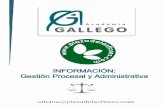 INFORMACIÓN: Gestión Procesal y Administrativaplazadelasflores.com/wp-content/uploads/2018/DOSSIER-GESTION.pdf · 952800491 / oficina@plazadelasflores.com Página 2 CUERPO DE GESTIÓN