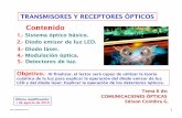 8.6 led laser - coimbrawebcoimbraweb.com/documentos/opticas/8.6_led_laser.pdf · 1.1.-- Sistema óptico básico En un sistema óptico, el transmisor consta de un generador de portadora