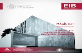 Magister EIB 2018eib.cl/assets/Uploads/Magister-EIB-2018.pdf · Ingeniería Bioquímica. Desde sus inicios, el programa ha sido un centro de formación de profesionales de la ingeniería