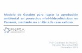 Modelo de Gestión para lograr la aprobación … · Modelo de Gestión para lograr la aprobación ambiental en proyectos mini-hidroeléctricos en Panamá, mediante un análisis de