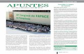APUNTES Consolidar la imagen de …colegios.fomento.edu/imgeditor/APUNTES MAYO 11.QXD... · A finales de marzo se celebró en Pamplona el 35º Congreso de FAPACE al que asistieron