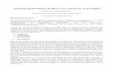 Transición epidemiológica de México y la evolución de ...actacientifica.servicioit.cl/biblioteca/gt/GT9/GT9_EscobedoJesus.pdf · destacando también la disminución en las causas