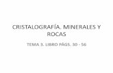 CRISTALOGRAFÍA. MINERALES Y ROCAS - … · transformación de rocas ígneas, sedimentarias o metamórficas por la acción de metamorfismo (variaciones de presión y temperatura,