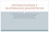 INTERACCIONES Y MATERIALES MAGNÉTICOS - …depa.fquim.unam.mx/.../Presentacion_Materiales_Magneticos_23635.pdf · magnetismo inherente a cada molécula de oxígeno. Esto es lo que