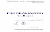 PROGRAMACIÓN Cultural - Cabildo de El Hierro Cultural Septiembre 2017... · ... (Avance octubre-noviembre-diciembre) ÁREA DE EDUCACIÓN, JUVENTUD, CULTURA, PATRIMONIO Y DEPORTES