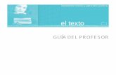 GUIA DEL PROFESOR - educarex.esescuela2punto0.educarex.es/Lengua_Castellana/el_texto/imagenes/... · texto, sus características y las propiedades del mismo. Definición de texto