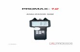 Manual de instrucciones PROMAX-12 (analizador … Junio 2016 La función Logger permite realizar y almacenar en memoria hasta 55 adquisiciones de medidas, cada una con los niveles